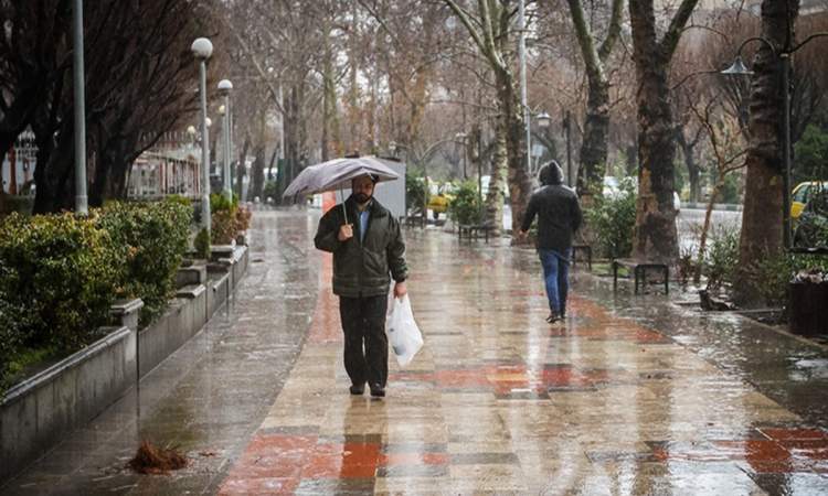 آغاز بارش پراکنده باران در تهران از فرداشب